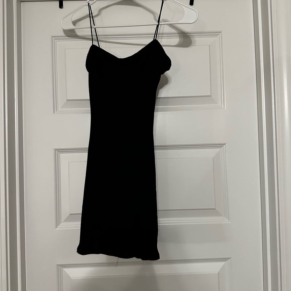 Windsor Elegant Black Spaghetti Strap Dress, size XS
